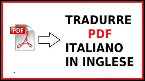 traduttore inglese italiano pdf